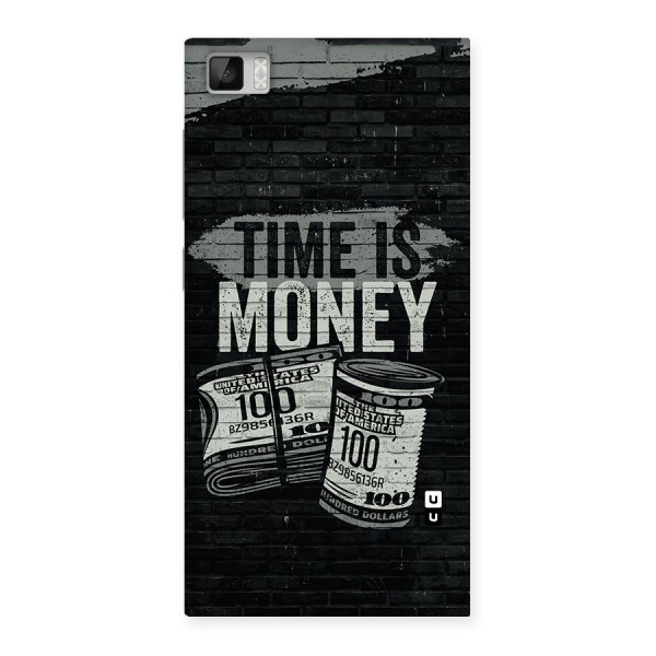 Time Is Money Back Case for Xiaomi Mi3