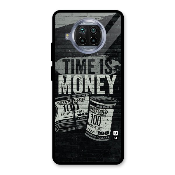 Time Is Money Glass Back Case for Mi 10i