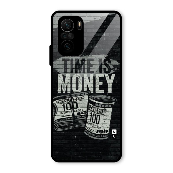 Time Is Money Glass Back Case for Mi 11x