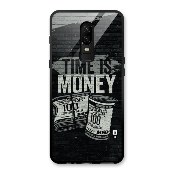 Time Is Money Glass Back Case for OnePlus 6