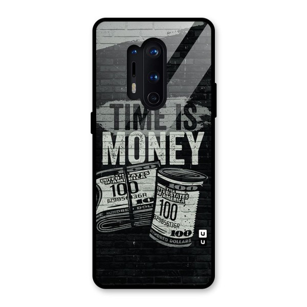 Time Is Money Glass Back Case for OnePlus 8 Pro