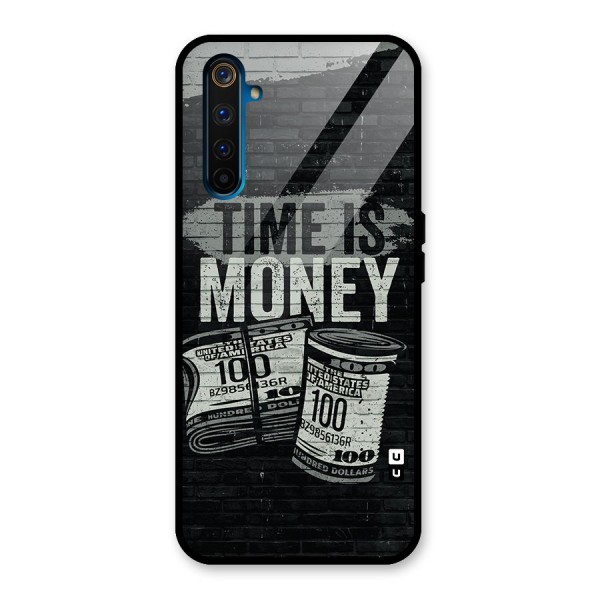 Time Is Money Glass Back Case for Realme 6 Pro