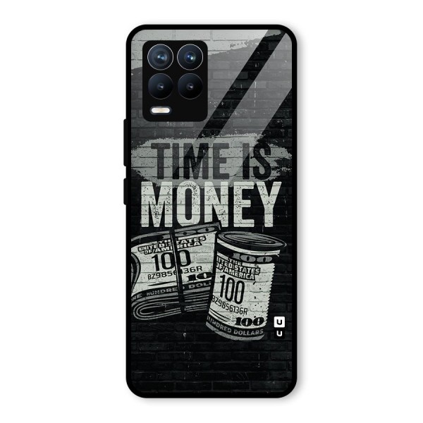 Time Is Money Glass Back Case for Realme 8