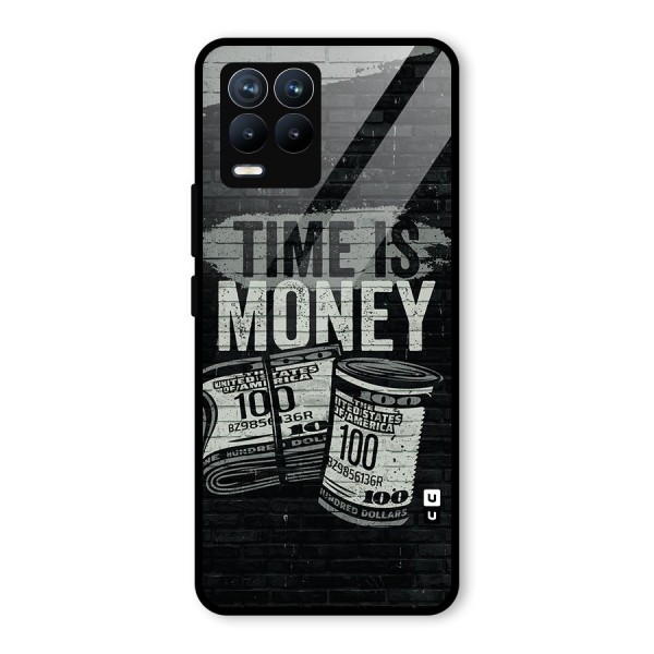 Time Is Money Glass Back Case for Realme 8 Pro