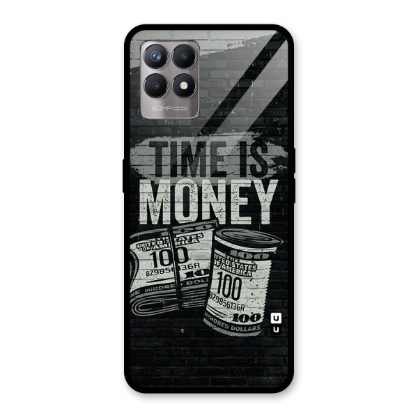 Time Is Money Glass Back Case for Realme 8i