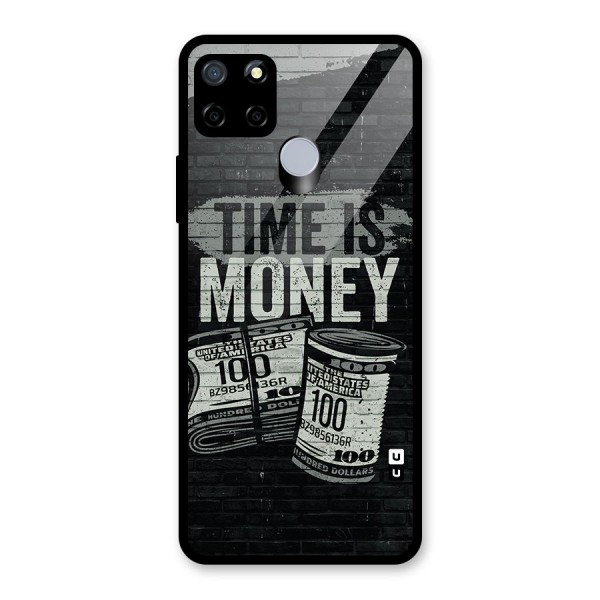 Time Is Money Glass Back Case for Realme C15