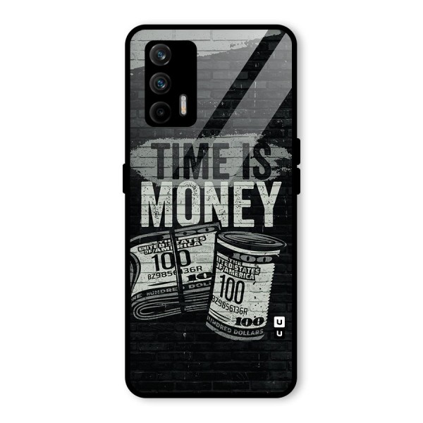 Time Is Money Glass Back Case for Realme X7 Max