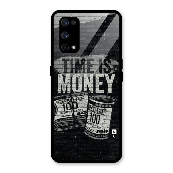 Time Is Money Glass Back Case for Realme X7 Pro