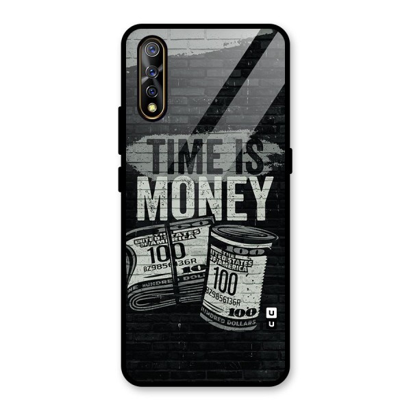 Time Is Money Glass Back Case for Vivo Z1x