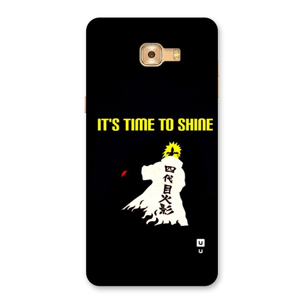 Time To Shine Back Case for Galaxy C9 Pro