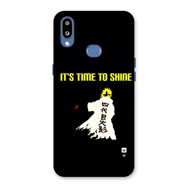 Time To Shine Back Case for Galaxy M01s