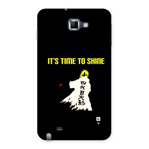 Time To Shine Back Case for Galaxy Note