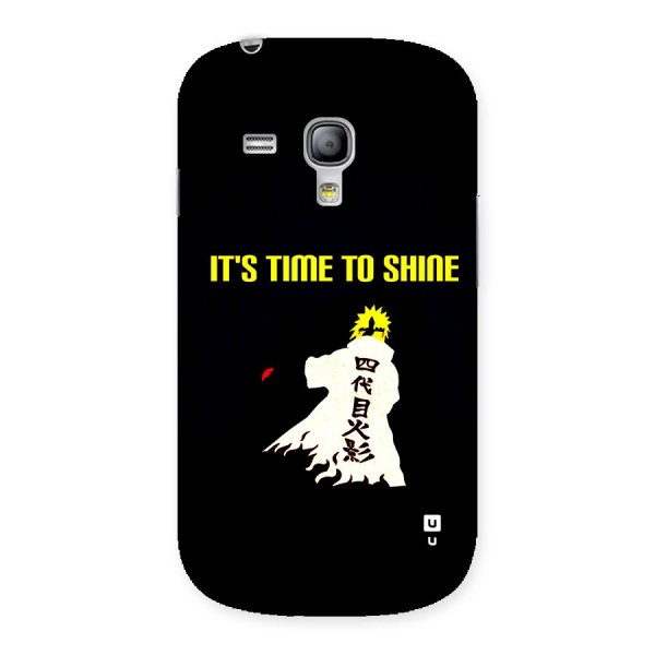 Time To Shine Back Case for Galaxy S3 Mini