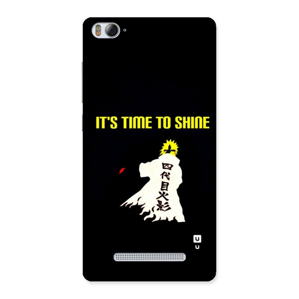 Time To Shine Back Case for Mi4i