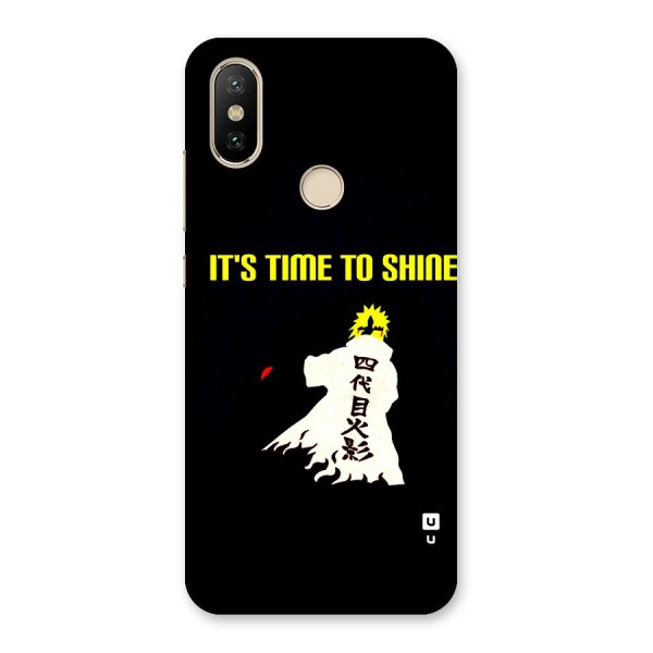 Time To Shine Back Case for Mi A2