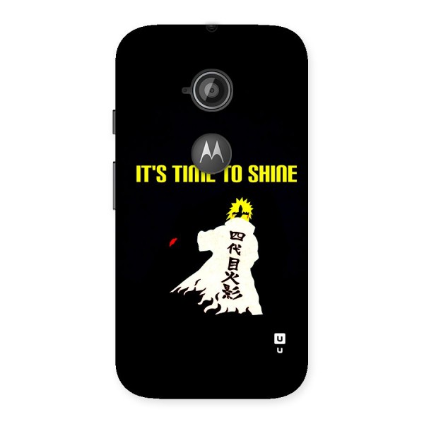 Time To Shine Back Case for Moto E 2nd Gen