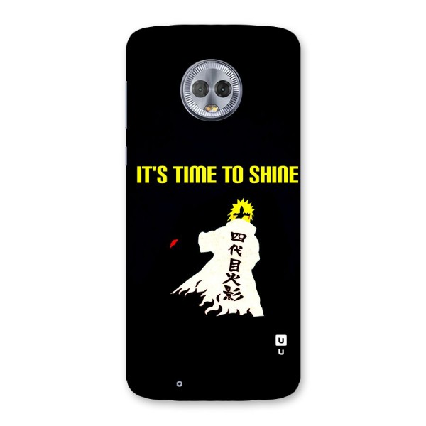 Time To Shine Back Case for Moto G6