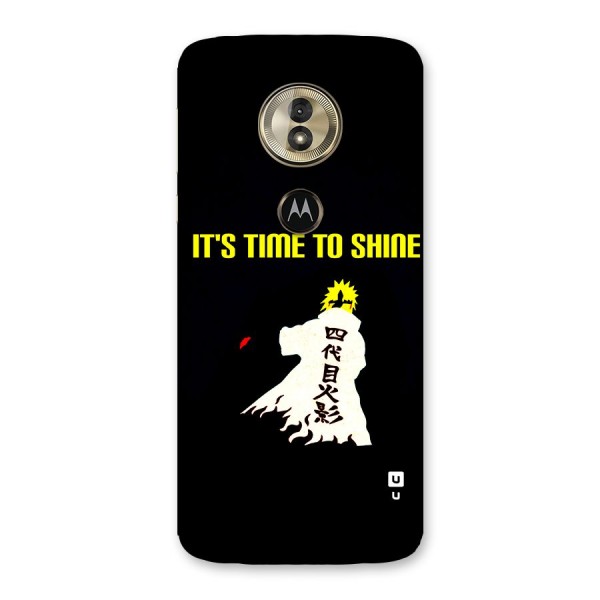 Time To Shine Back Case for Moto G6 Play