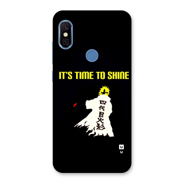 Time To Shine Back Case for Redmi Note 6 Pro