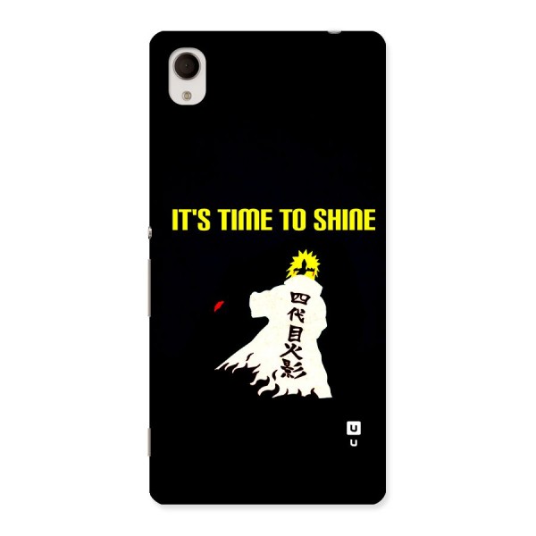 Time To Shine Back Case for Xperia M4 Aqua