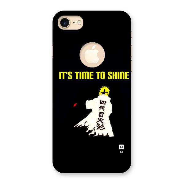 Time To Shine Back Case for iPhone 8 Logo Cut