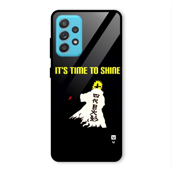 Time To Shine Glass Back Case for Galaxy A52s 5G