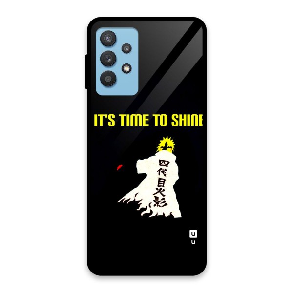 Time To Shine Glass Back Case for Galaxy M32 5G