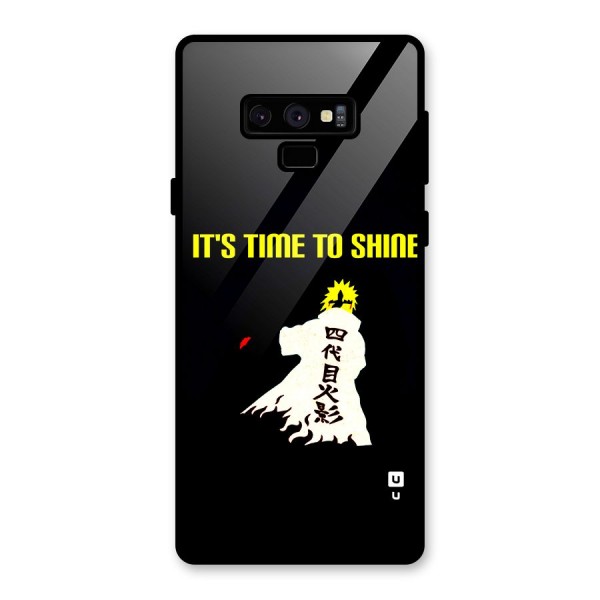 Time To Shine Glass Back Case for Galaxy Note 9