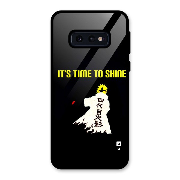 Time To Shine Glass Back Case for Galaxy S10e