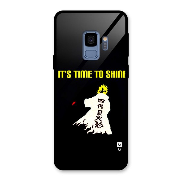 Time To Shine Glass Back Case for Galaxy S9