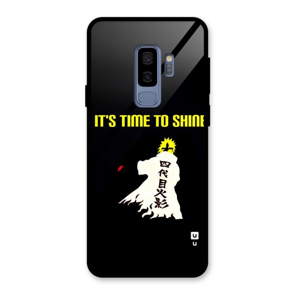 Time To Shine Glass Back Case for Galaxy S9 Plus