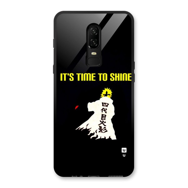 Time To Shine Glass Back Case for OnePlus 6