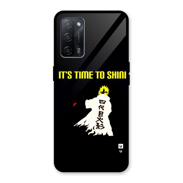 Time To Shine Glass Back Case for Oppo A53s 5G