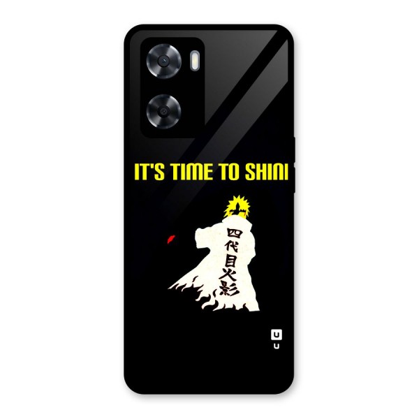 Time To Shine Glass Back Case for Oppo A57 2022