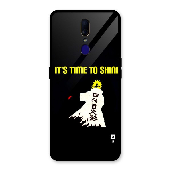 Time To Shine Glass Back Case for Oppo F11