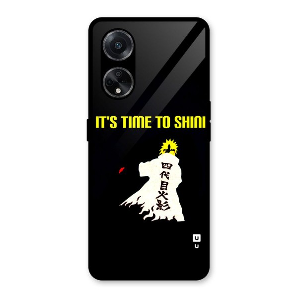 Time To Shine Glass Back Case for Oppo F23