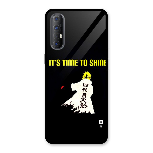 Time To Shine Glass Back Case for Oppo Reno3 Pro