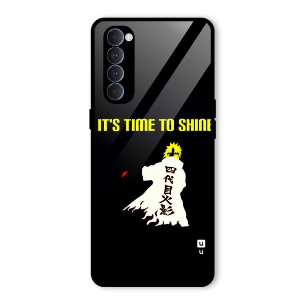 Time To Shine Glass Back Case for Oppo Reno4 Pro