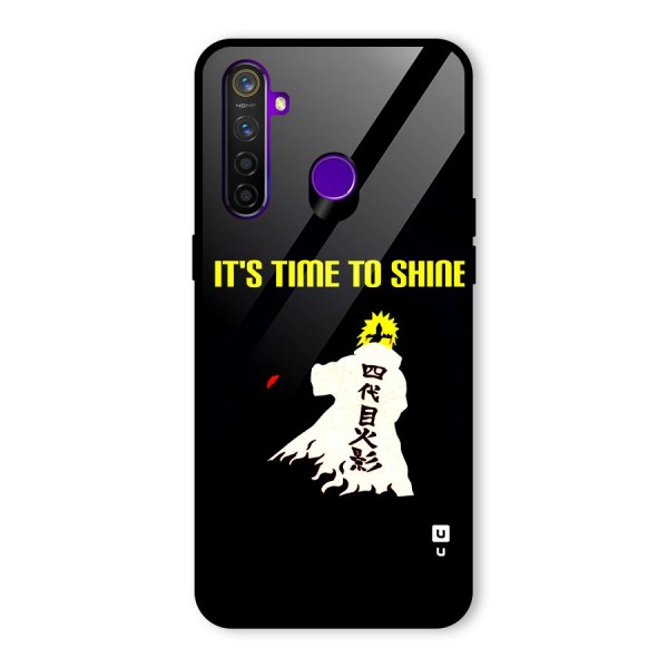 Time To Shine Glass Back Case for Realme 5 Pro