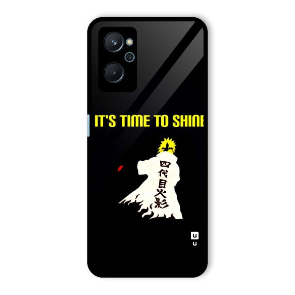 Time To Shine Glass Back Case for Realme 9i