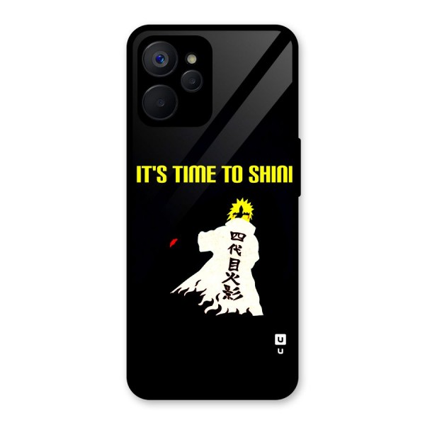 Time To Shine Glass Back Case for Realme 9i 5G