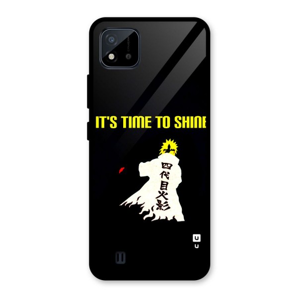 Time To Shine Glass Back Case for Realme C11 2021