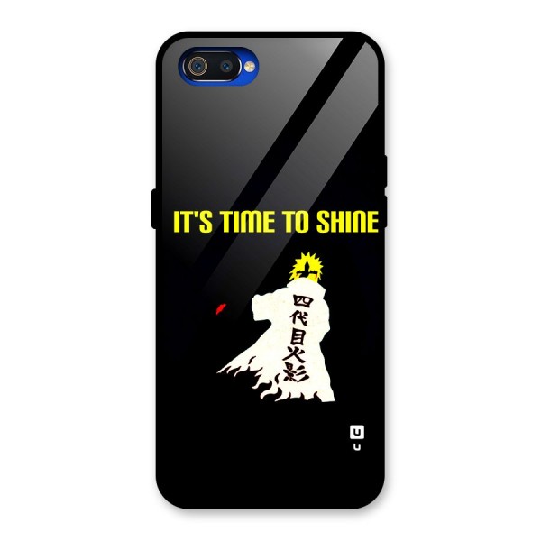 Time To Shine Glass Back Case for Realme C2