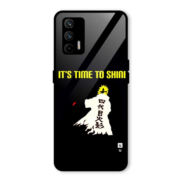 Time To Shine Glass Back Case for Realme X7 Max