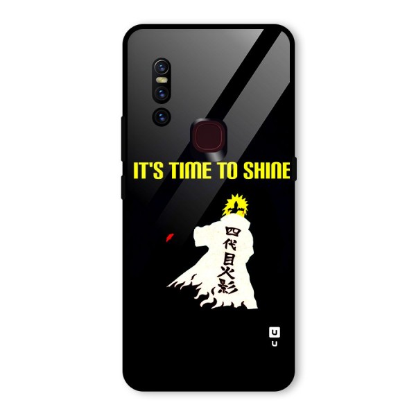 Time To Shine Glass Back Case for Vivo V15