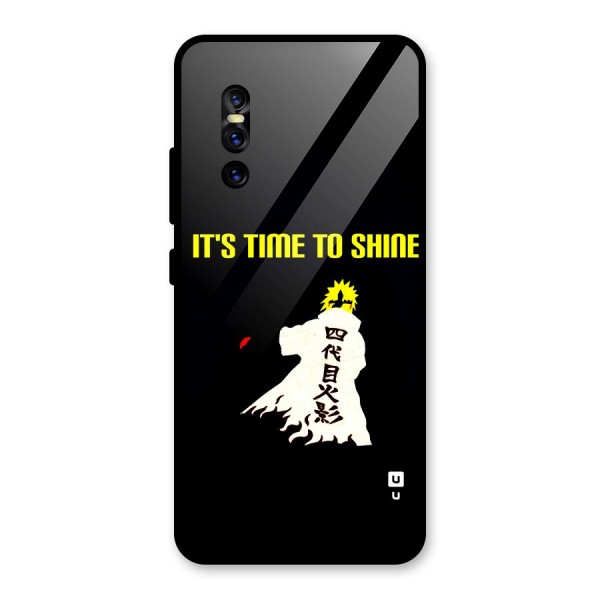 Time To Shine Glass Back Case for Vivo V15 Pro