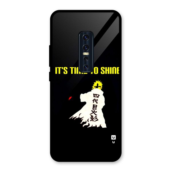 Time To Shine Glass Back Case for Vivo V17 Pro