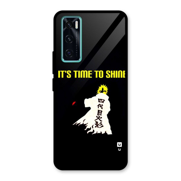 Time To Shine Glass Back Case for Vivo V20 SE