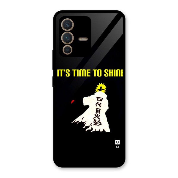 Time To Shine Glass Back Case for Vivo V23 5G