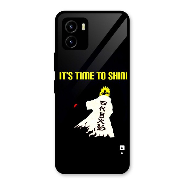 Time To Shine Glass Back Case for Vivo Y15s